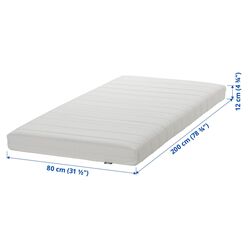 Saltea Ikea Afjall 80x200 (Fermitate Medie/Alb) Thumb