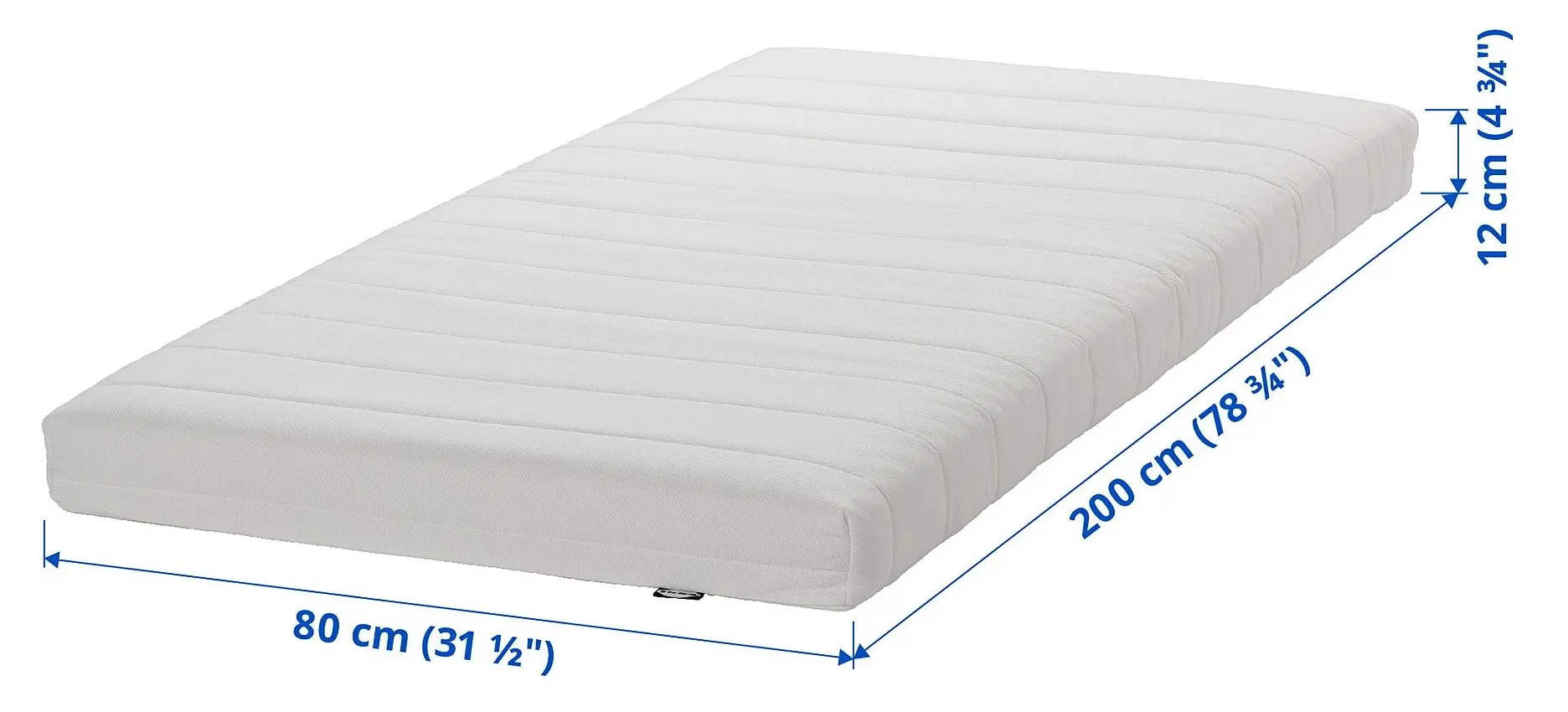 Saltea Ikea Afjall 80x200 (Fermitate Medie/Alb)