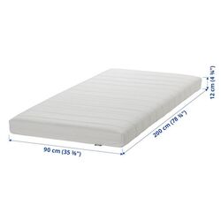 Saltea Ikea Afjall 90x200 (Fermitate Medie/Alb) Thumb