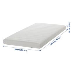 Saltea Ikea Afjall 90x200 (Fermă/Alb) Thumb