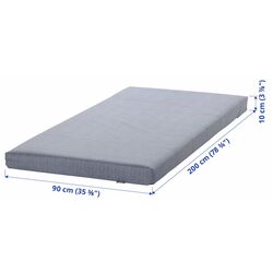 Saltea Ikea Agotnes 90x200 (Ferma/Bleu) Thumb