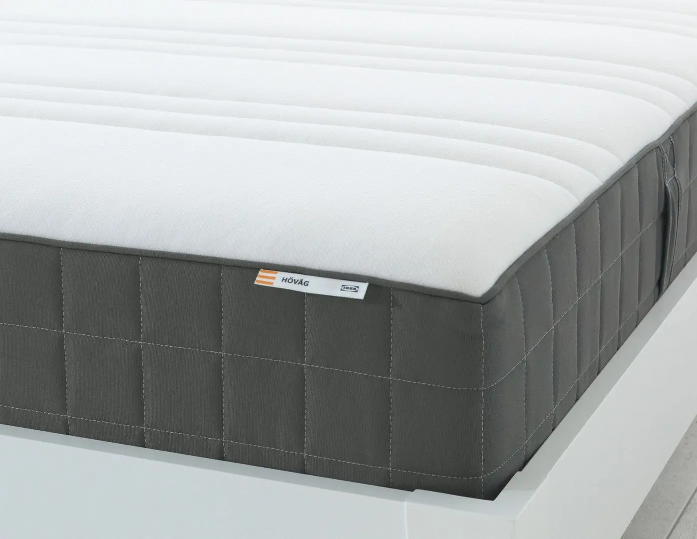 Saltea Ikea Hovag cu arcuri impachetate 180x200 (Fermă/Gri Inchis) - 3