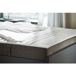 Saltea Ikea Hovag cu arcuri impachetate 180x200 (Fermă/Gri Inchis) Thumb