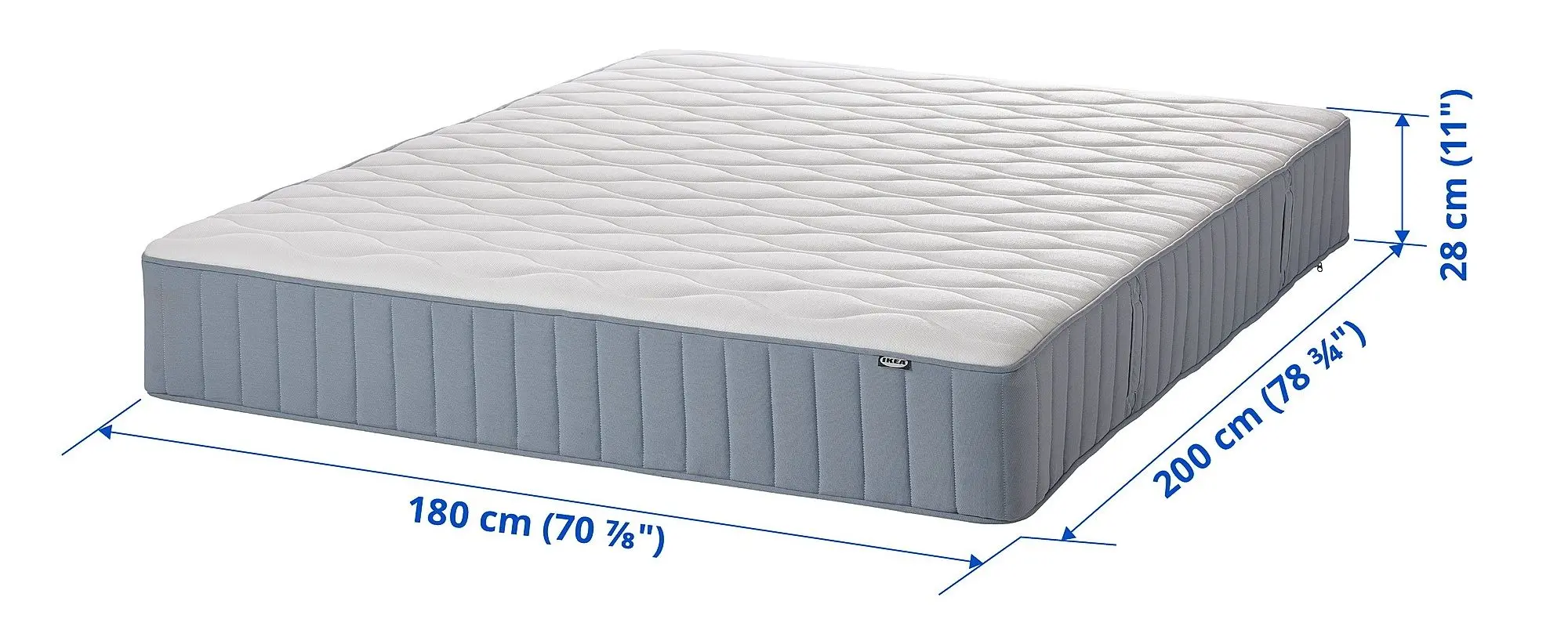 Saltea Ikea Vagstranda 180x200 (Ferma/Bleu)