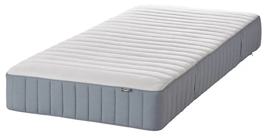 Матрас Ikea Valevag карманные пружины 90x200 (Жесткий/Голубой)