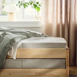 Saltea Ikea Vannareid cu arcuri impachetate 80x200 (Extra Ferma/Bej) Thumb