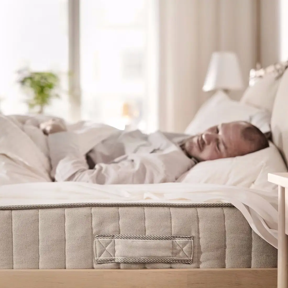 Saltea Ikea Vatnestrom arcuri impachetate/extra ferma 160x200 26cm (Natur)