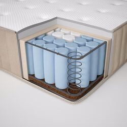 Saltea Ikea Vatnestrom arcuri impachetate/extra ferma 160x200 26cm (Natur) Thumb