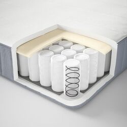 Saltea Ikea Vesteroy arcuri împachetate 90x200 (Extra Ferma/Bleu) Thumb