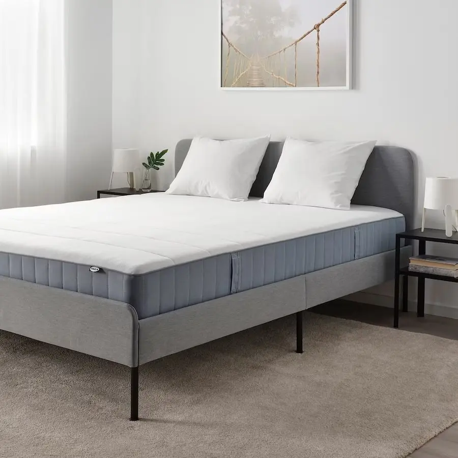 Saltea Ikea Vesteroy arcuri împachetate 90x200 (Ferma/Bleu)
