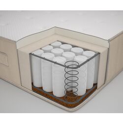 Saltea cu arcuri împachetate Ikea Vatnestrom 160x200 (Fermă/Natur) Thumb