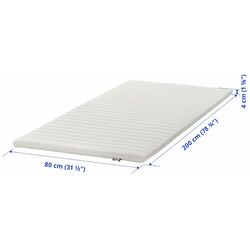Topper Ikea Nasfjallet 80x200 (Alb) Thumb