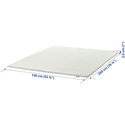 Topper Ikea Nopakte 140x200 (Alb) Thumb