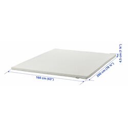 Topper Ikea Nordberget 160x200 (Alb) Thumb