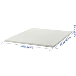 Топпер Ikea Nordberget 180x200 (Белый) Thumb