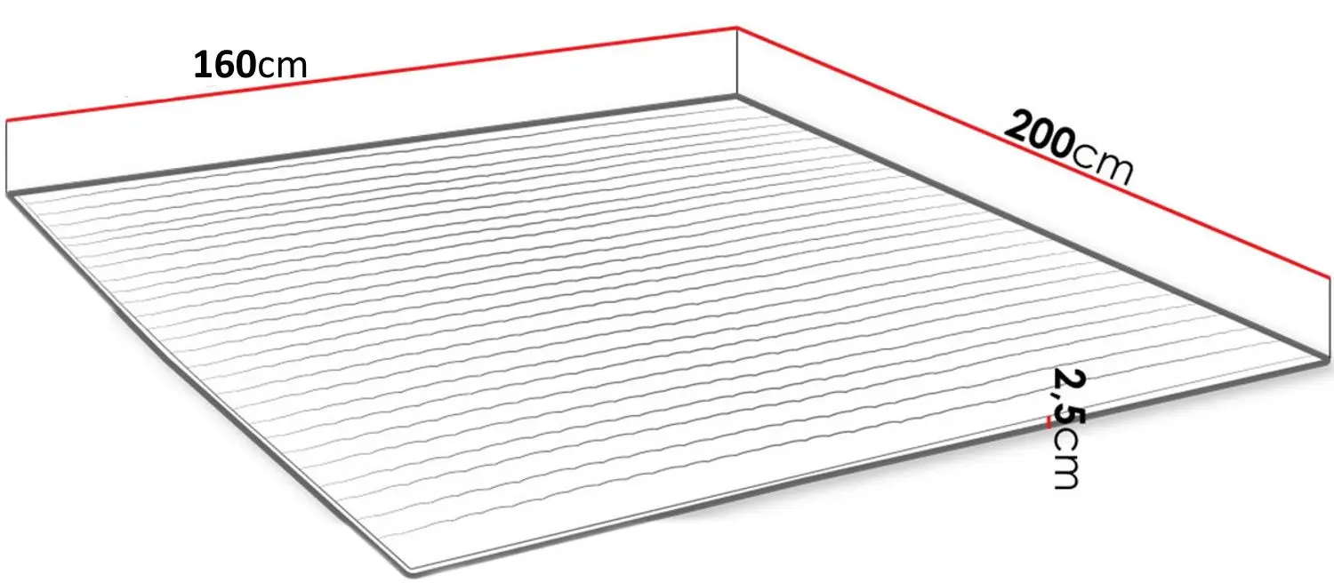 Topper Mirjan24 Mandula 160x200 (2.5cm) - 8