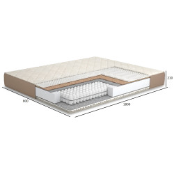 Матрас МЛ-Мебель Beige Coconut New 80х180 (21см) Thumb