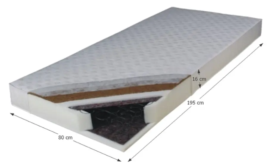 Saltea Mobhaus Kokos Medium 80x195 (16cm)