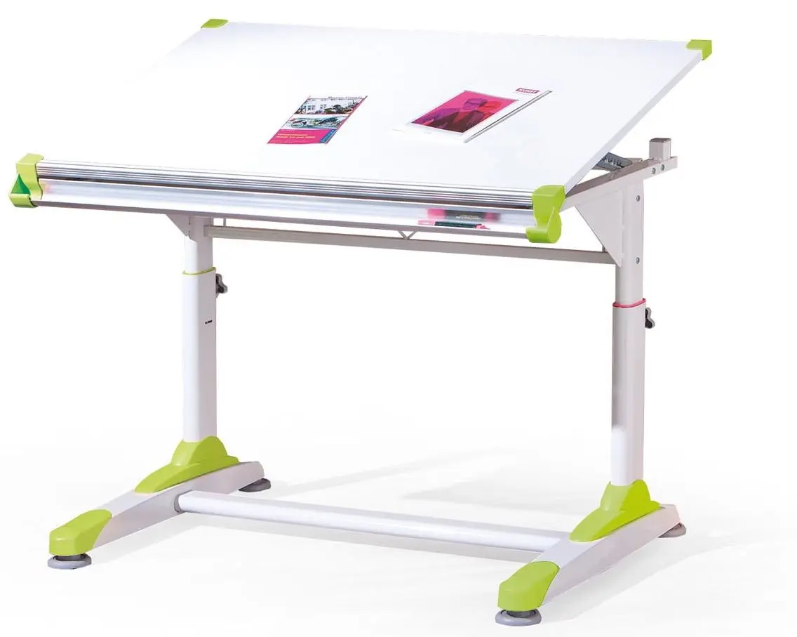 Banca reglabila Halmar Collorido (White/Green/Pink)