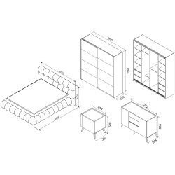 Dormitor Ambianta Space 1.6m Thumb