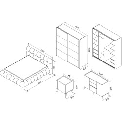 Dormitor Ambianta Space 1.8m Thumb