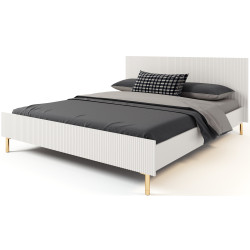 Dormitor МЛ-Мебель Velvet №1 (White/Gold) Thumb