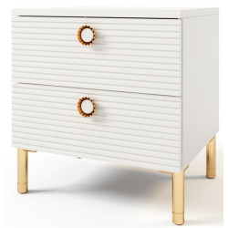 Dormitor МЛ-Мебель Velvet №1 (White/Gold) Thumb
