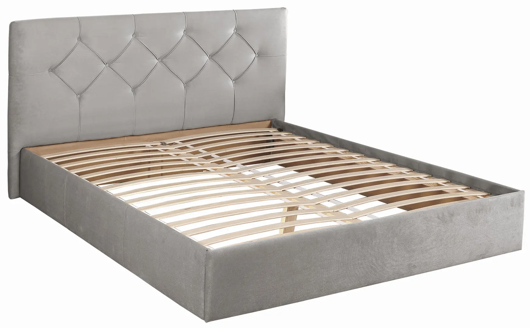 Спальня Modern Aura Alaska 08 ламельное основание 160x200 Gray + Andi 120cm Slate Gray/White - 3