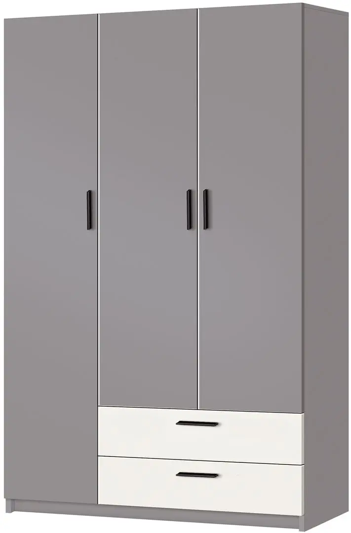 Спальня Modern Aura Alaska 08 ламельное основание 160x200 Gray + Andi 120cm Slate Gray/White - 5