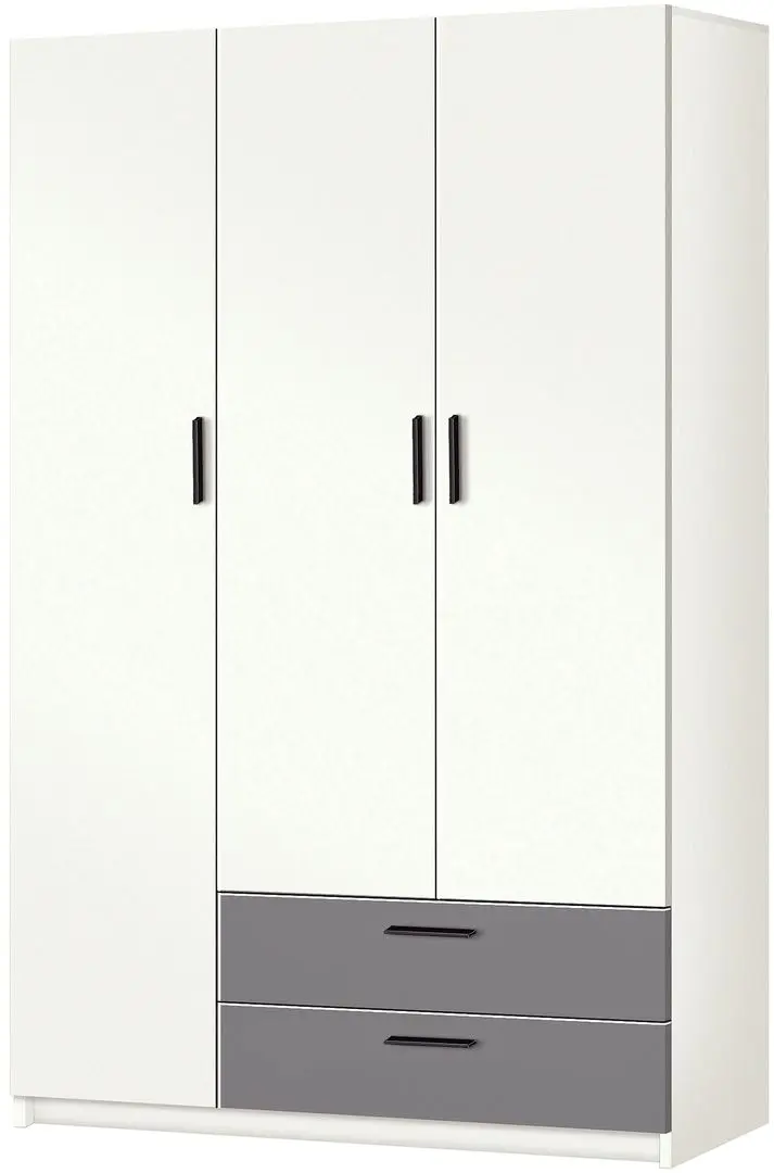Спальня Modern Aura Alaska 08 ламельное основание 160x200 Gray + Andi 120cm White/Slate Gray - 5