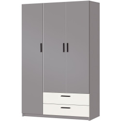 Спальня Modern Komfi 160x200 + Andi 120cm + Komfi 48cm 2 pcs (Slate Gray/Craft Oak White/White) Thumb