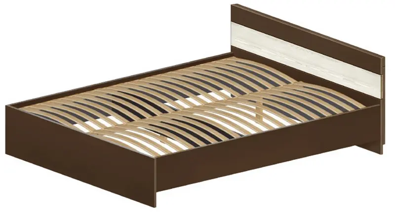 Спальня Modern Komfi 160x200 + Komfi 120cm + Komfi 48cm 2 pcs (Brandy Castello Oak/Craft Oak White) - 2