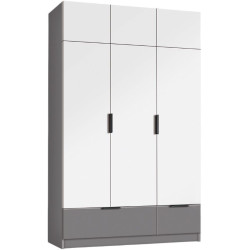 Спальня Modern Komfi 160x200 + Komfort 135cm + Komfi 48cm 2 pcs (Slate Gray/Craft Oak White/White) Thumb