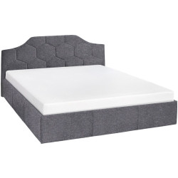 Спальня Modern Monica Alaska 10 Total Eclipse подъемный механизм 160x200 Dark Grey + Komfort 135cm Slate Gray/White Thumb