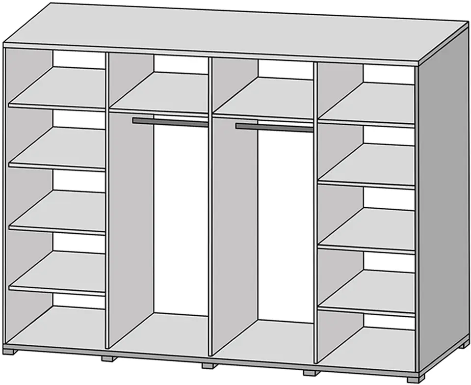 Спальня Tempo Kondela Bafra (Artisan Oak/Black Norway Pine) - 5