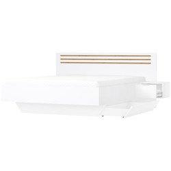 Dormitor Tempo Kondela Florens 180x200 (White/Artisan Oak) Thumb