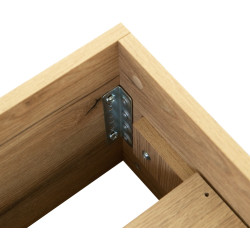 Спальня Tempo Kondela Milaga 160x200 (Oak/Glossy White) Thumb