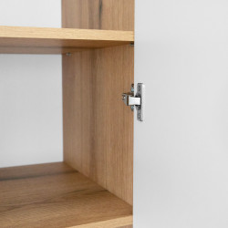 Спальня Tempo Kondela Milaga 160x200 (Oak/Glossy White) Thumb