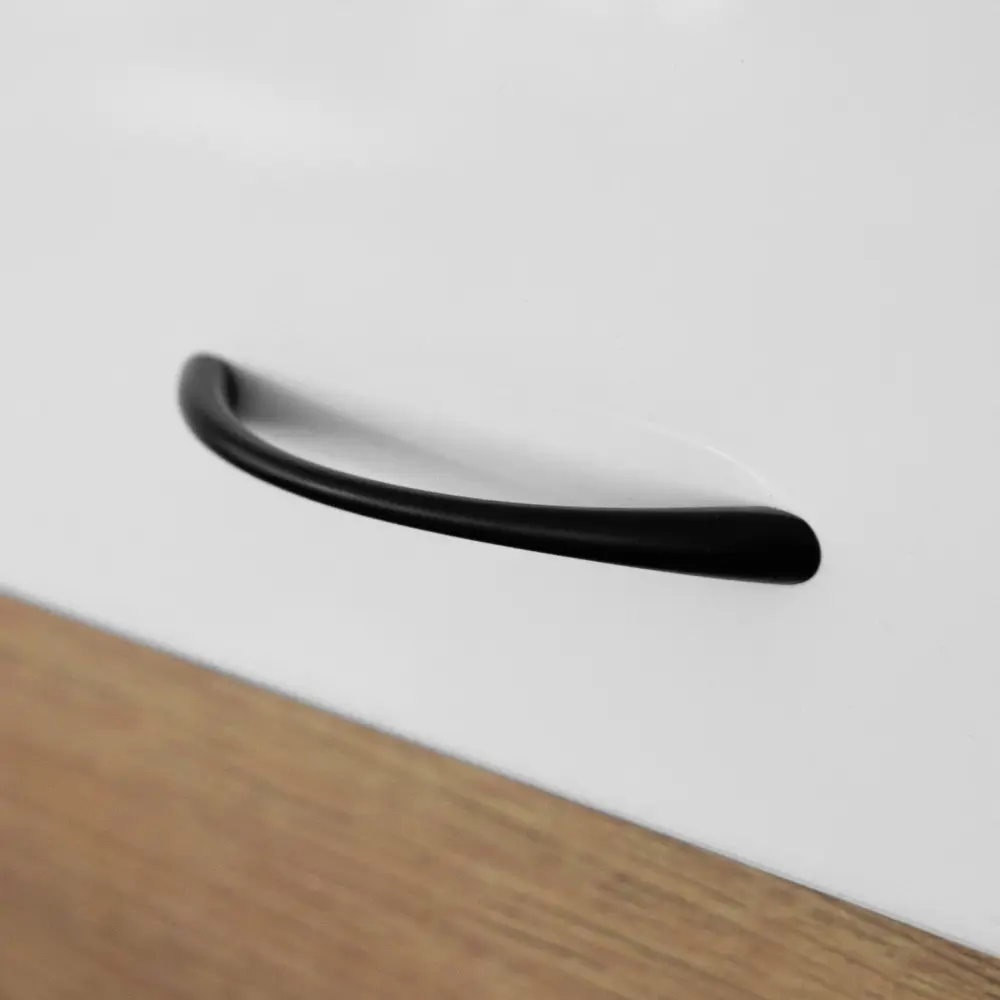 Спальня Tempo Kondela Milaga 160x200 (Oak/Glossy White) - 10