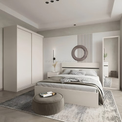 Dormitor Yasen London 160/LOZ160/2S/LUS55 (Cashmere/Anthracite)