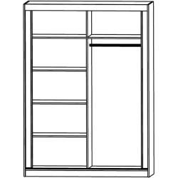 Спальня Yasen London 160/LOZ160/2S/LUS55 (Кашемир/Антрацит) Thumb