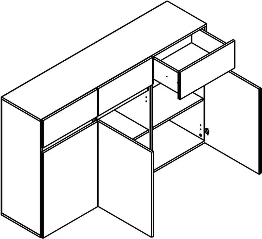 Dormitor Yasen London A 160/LOZ160/2S/KOM3D3S (Cashmere/Anthracite)
