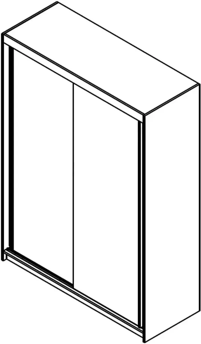 Dormitor Yasen London A 160/LOZ160/2S/KOM3D3S (Cashmere/Anthracite)