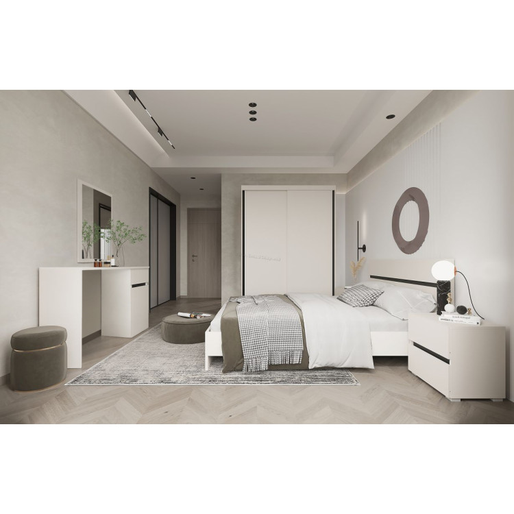 Спальня Yasen Лондон Эксклюзив 2 160/LOZ160/2S/BIU120/LUS80/110 (Кашемир/Антрацит)
