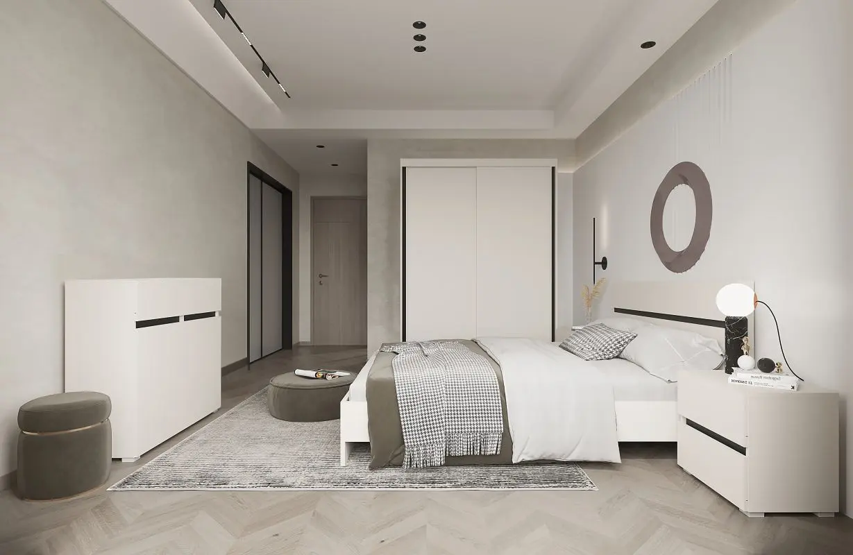 Спальня Yasen Лондон Эксклюзив 3 160/LOZ160/2S/KOM2D2S (Кашемир/Антрацит)