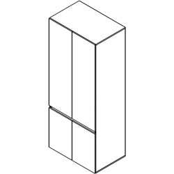 Dormitor Yasen London Eclusive 4 SZF4D_90/LOZ160/2S/LUS55 (Cashmere/Anthracite) Thumb