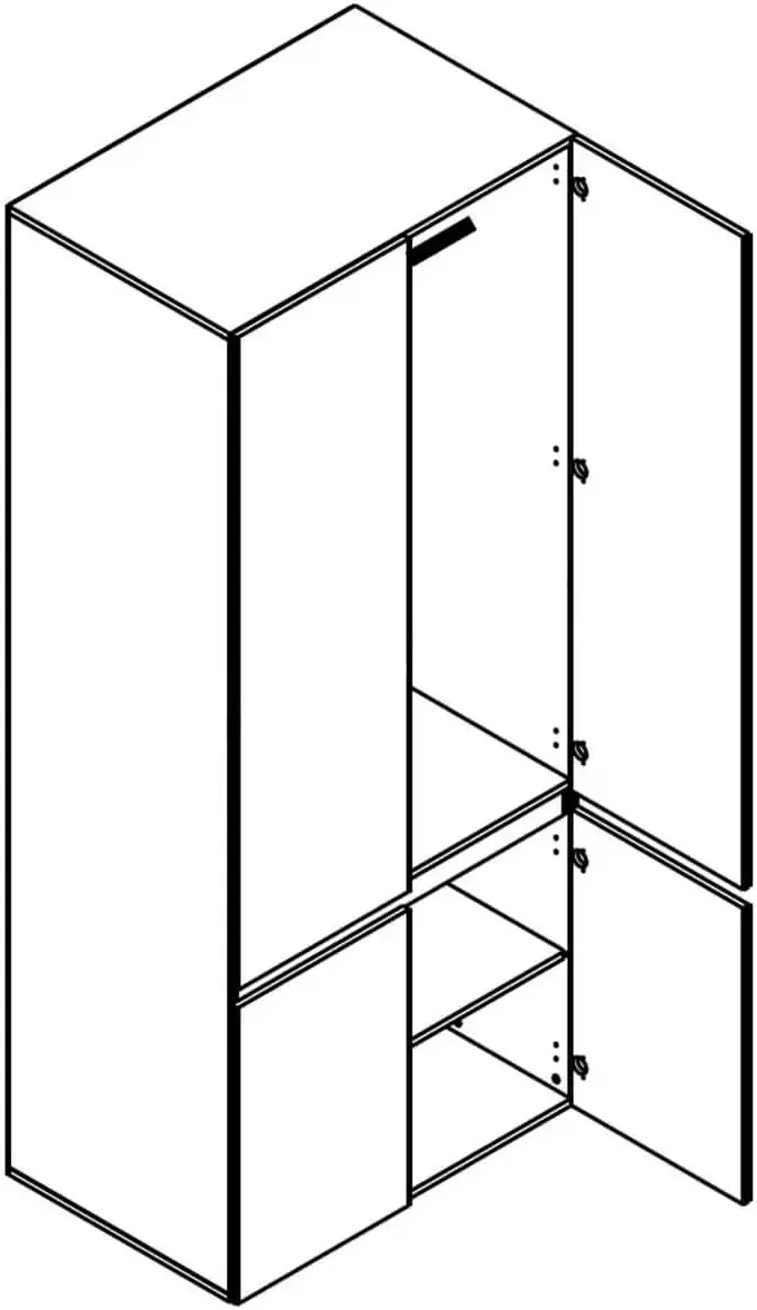 Dormitor Yasen London Eclusive 4 SZF4D_90/LOZ160/2S/LUS55 (Cashmere/Anthracite) - 4