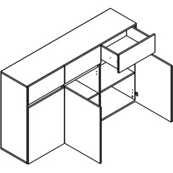 Спальня Yasen Лондон Эксклюзив 5 160/LOZ160/2S/KOM3D3S/LUS55 (Кашемир/Антрацит) Thumb