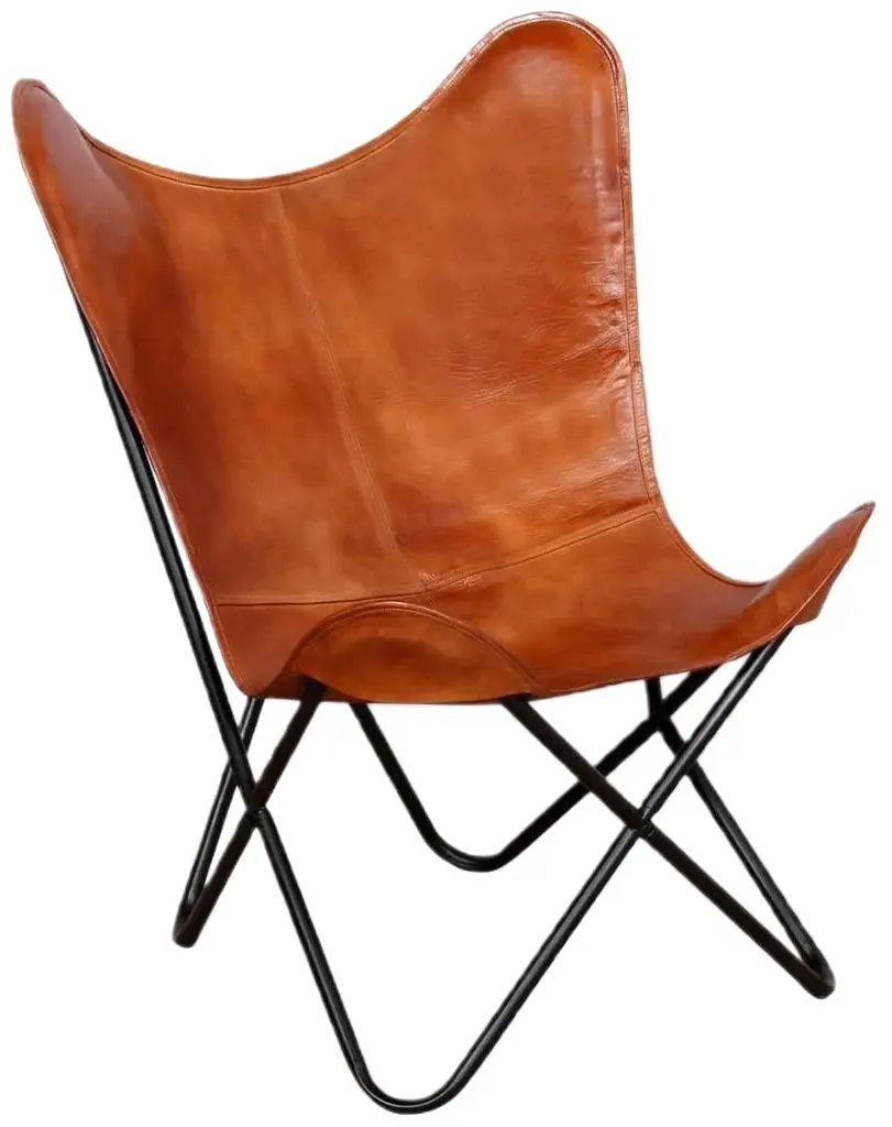 Fotoliu VidaXL Butterfly 243728 (Brown)