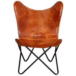 Fotoliu VidaXL Butterfly 243728 (Brown) Thumb